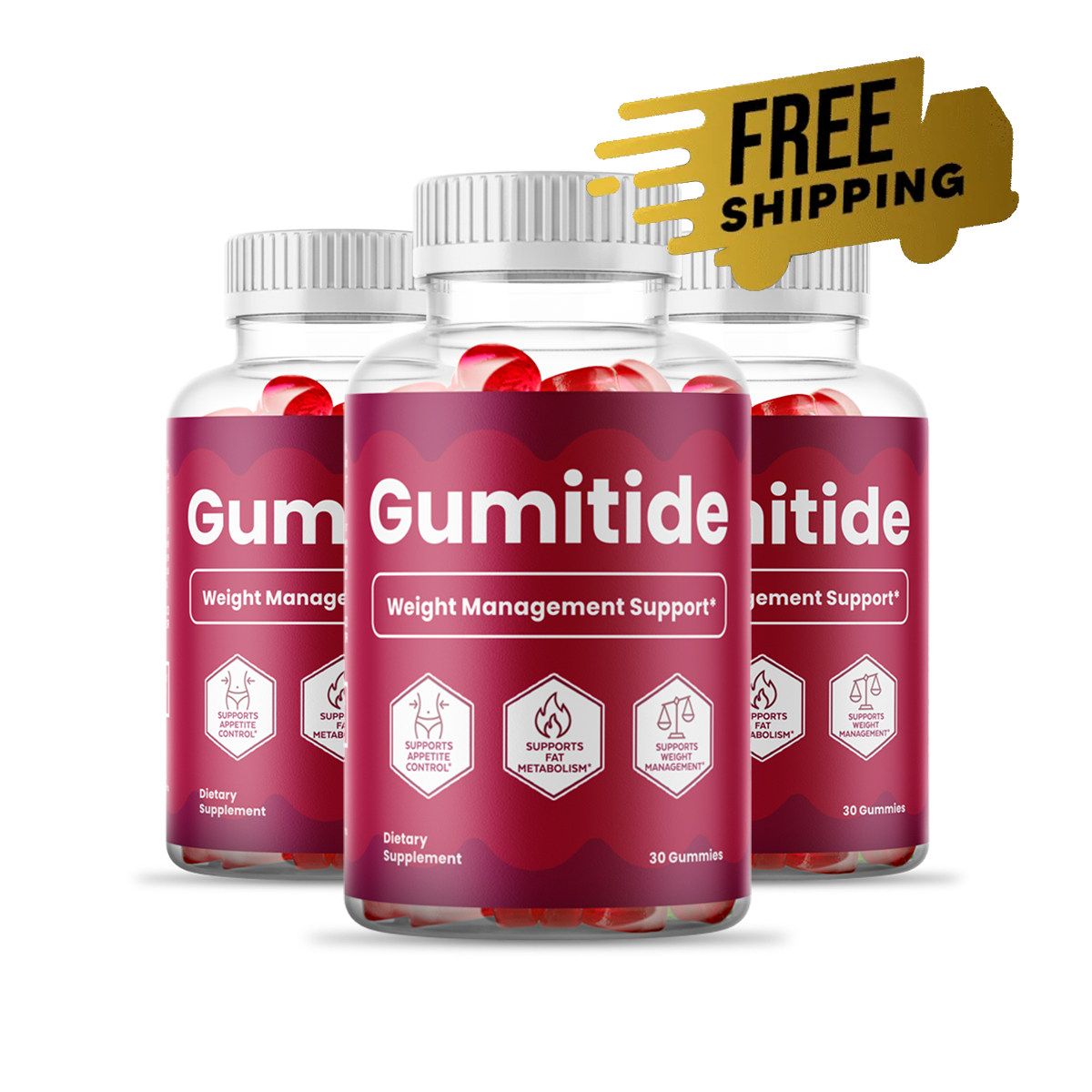 Gumitide 3 bottles