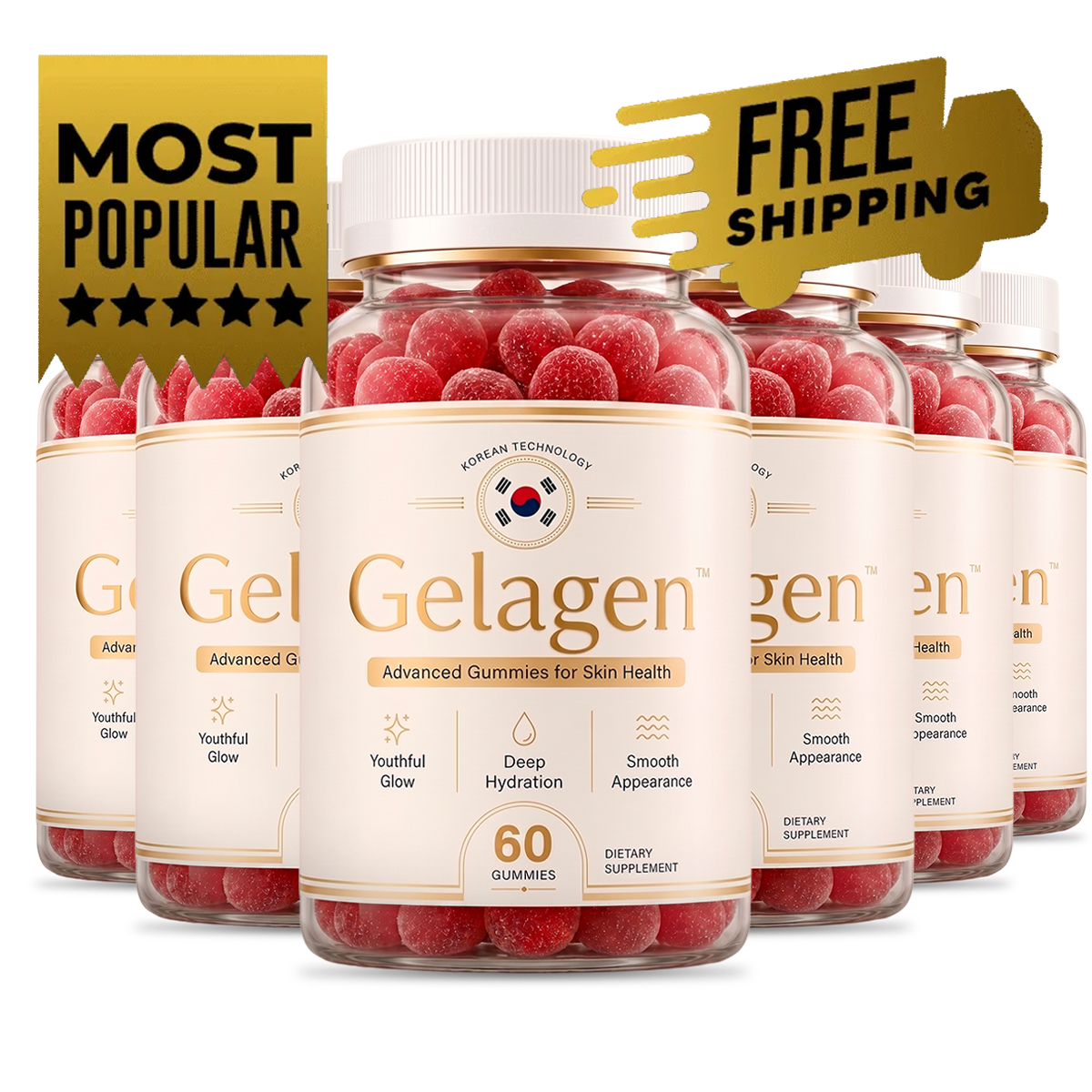 Gelagen 6 bottles